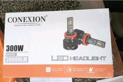 LED headlights pair set 300w white / 3000LM