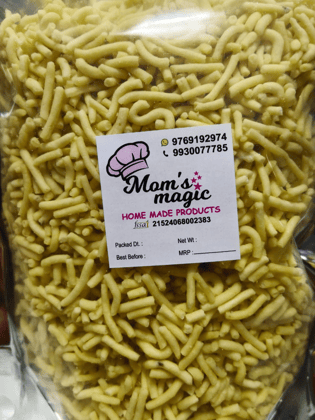 Mom's Magic Sada Sev (500g) | Crispy Gram Flour Snack | Tea-time Namkeen