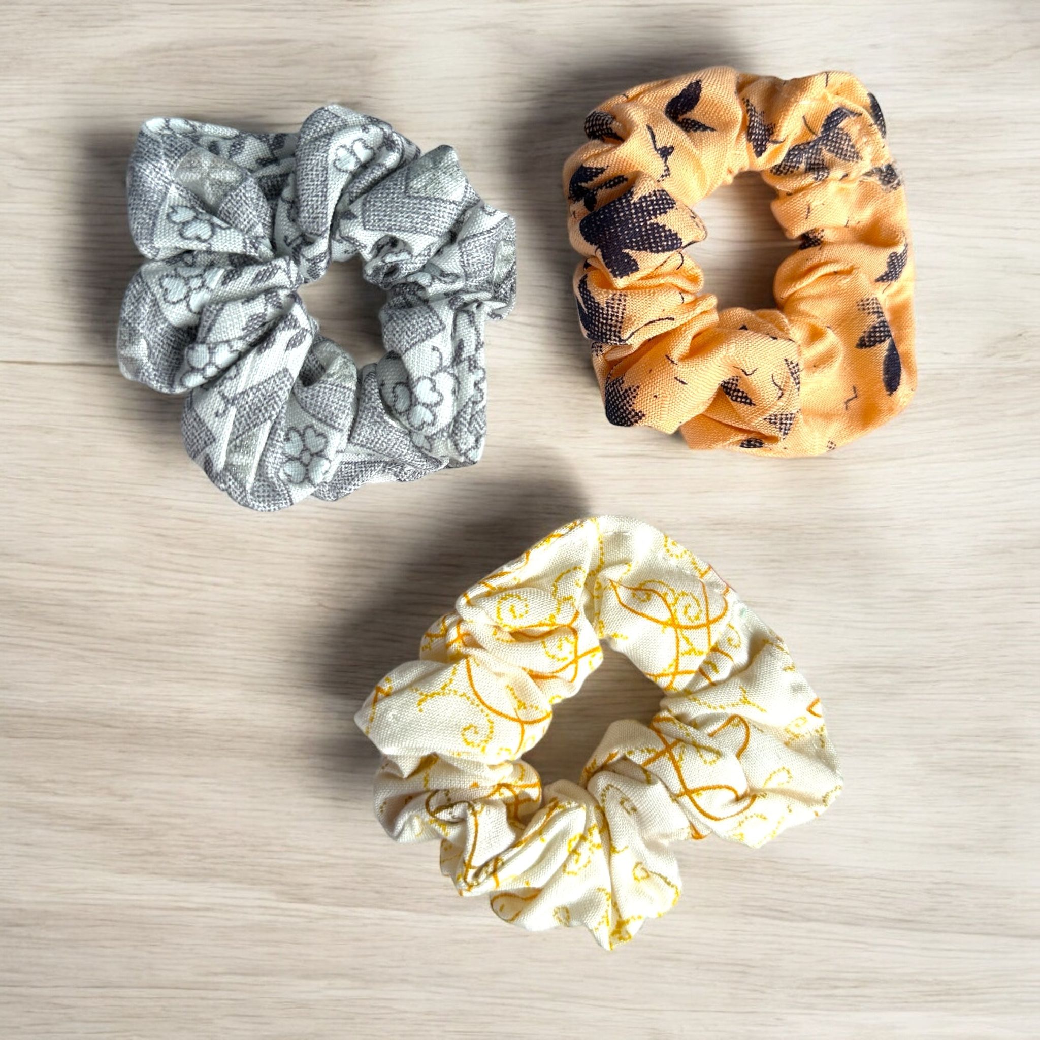 Satin Snuggles - Hair Scrunchies (Pack of 3)