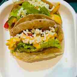 Veg taco (jowar & bajra)