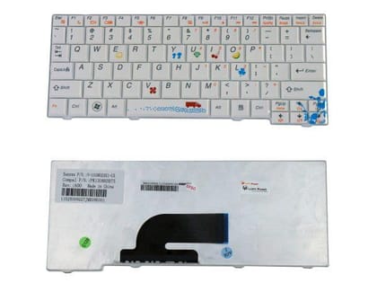 Lenovo Laptop Keyboard Replacement for S10-2 S10-2C S10-3C (WHITE)