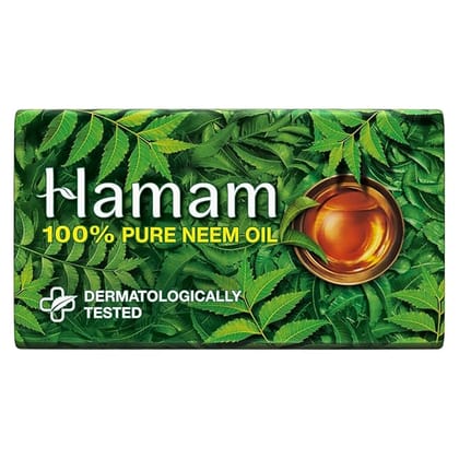 Hamam Pure Neem Oil Soap Bar 100 GRAM