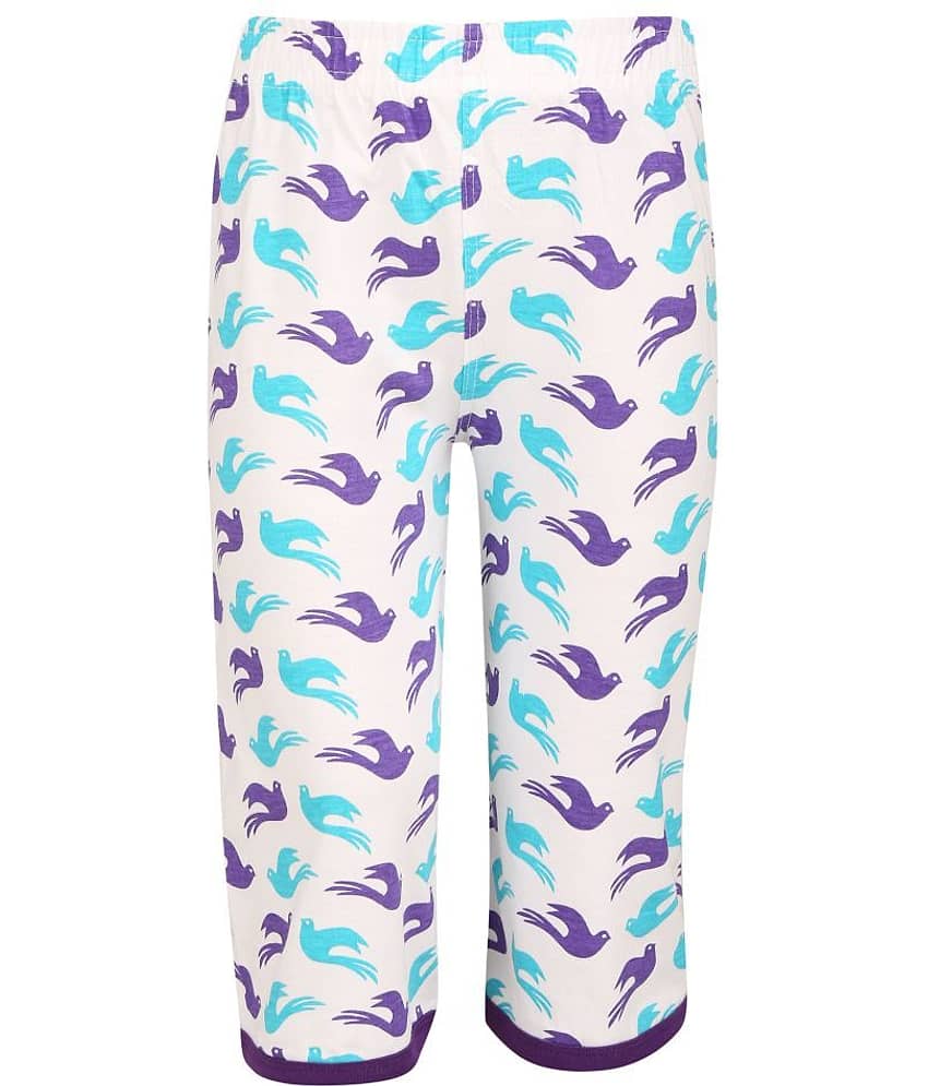 Sini Mini Pack of 1 Girls Cotton Capris ( Multi )