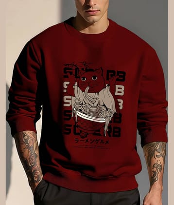 ENITOR Fleece Round Neck Men's Sweatshirt - Grey ( Pack of 1 )