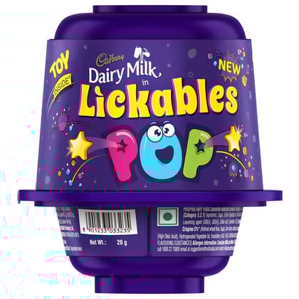 Cadbury Dairy Milk Lickables Chocolate - With Oreo Chunks, 20 G