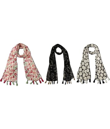 stolevilla Multi Printed Poly Cotton Yarn Stoles