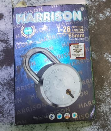 Harrison T-26 padlock 65mm 