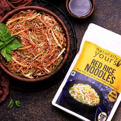 Red Rice Noodles - Ready in 5 Mins - 180g-Pack of 3