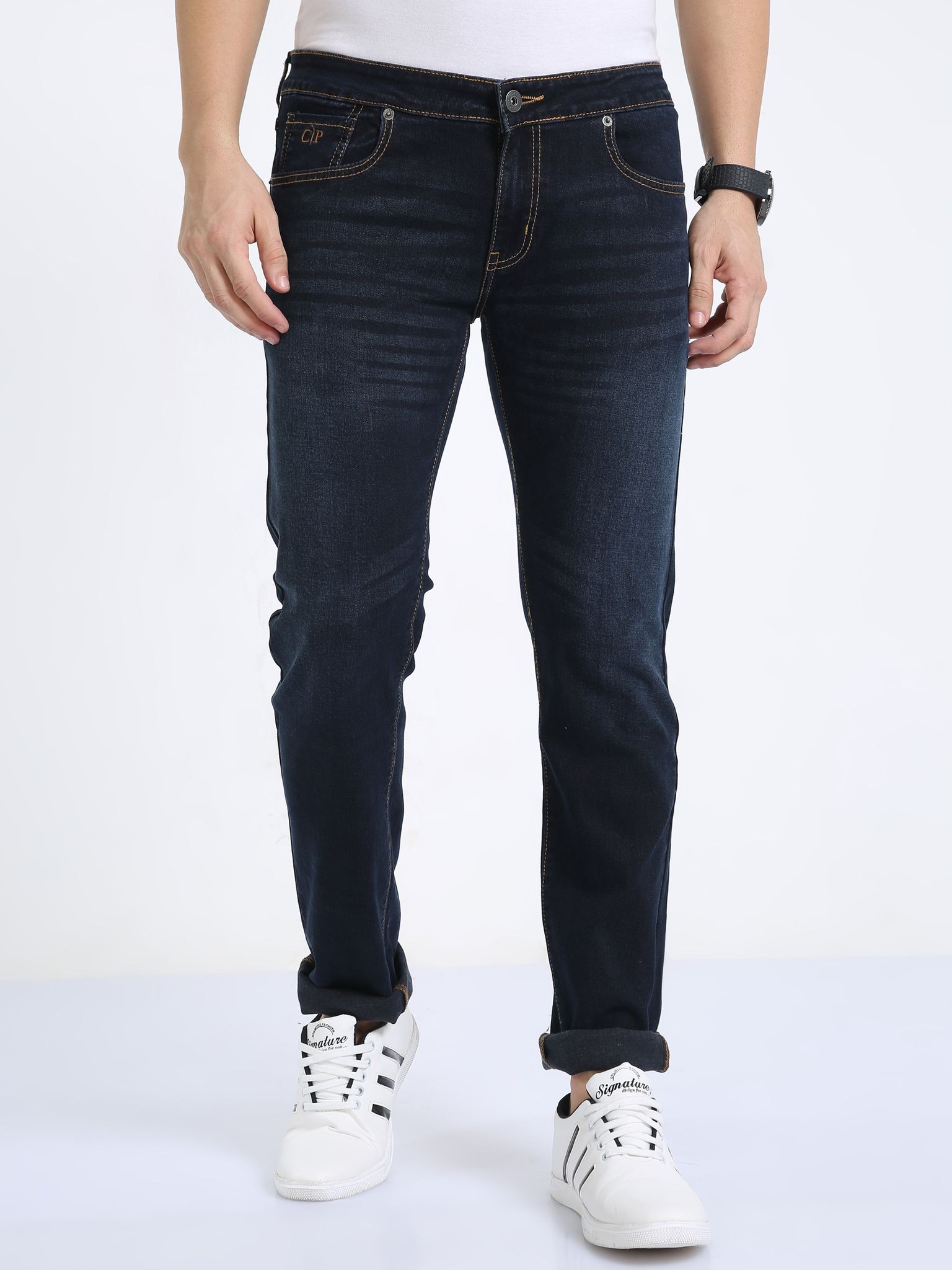 Classic Polo Men's Slim Fit Cotton Denim | CPDO2-23 DNVY-SF-LY