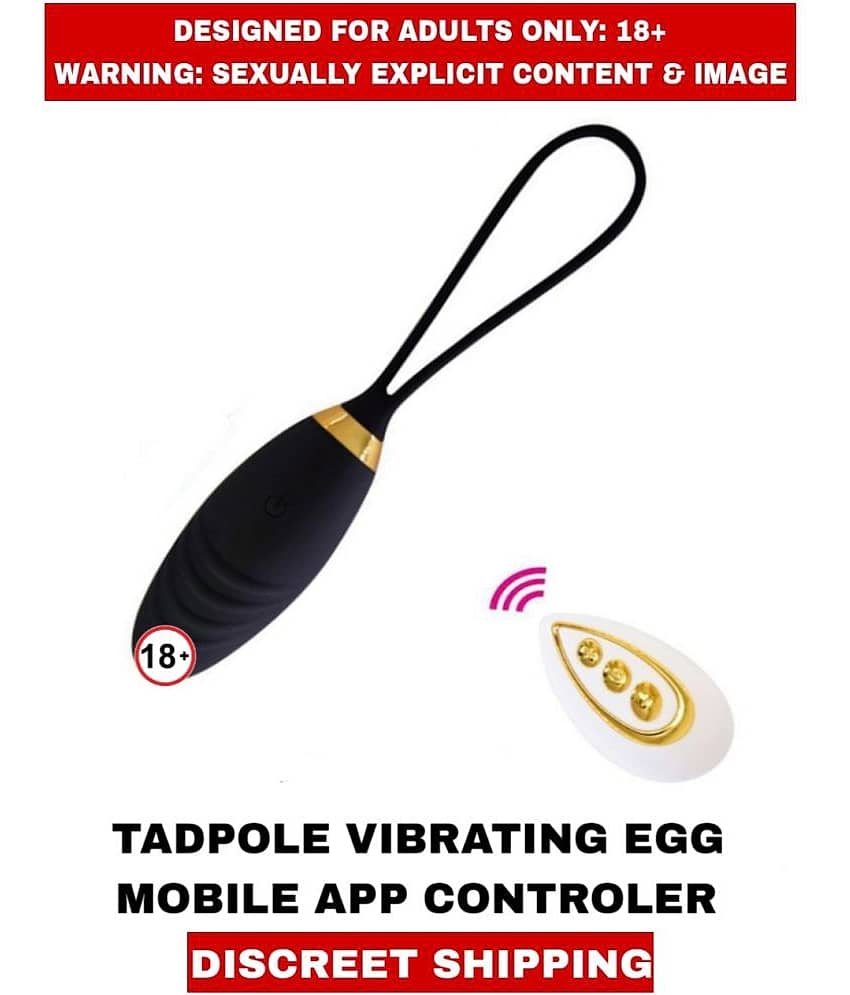 ADULT SEX TOYS TADPOLE VIBRATING MOBAILE APP CONTROLLED ANAL VIBRATOR For UNISEX