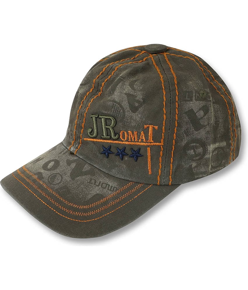 PENYAN Black Cotton Men's Cap ( Pack of 1 )