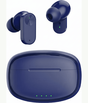 Nord 2r True Wireless in Ear Earbuds with Mic, 12.4mm Drivers, Playback:Upto 38hr case,4-Mic Design, IP55 Rating