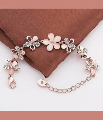 YouBella Gold Plated Charm Bracelet for Women