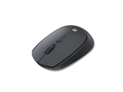 Portronics Toad 23 Wireless Optical Mouse with 2.4GHz, USB Nano Dongle, Optical Orientation, Click Wheel, Adjustable DPI - Black