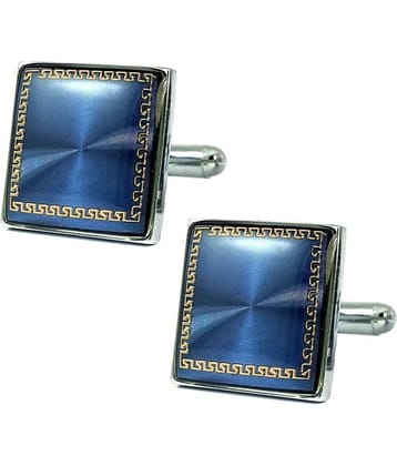 The Jewelbox Blue Brass & Copper etc Cufflinks