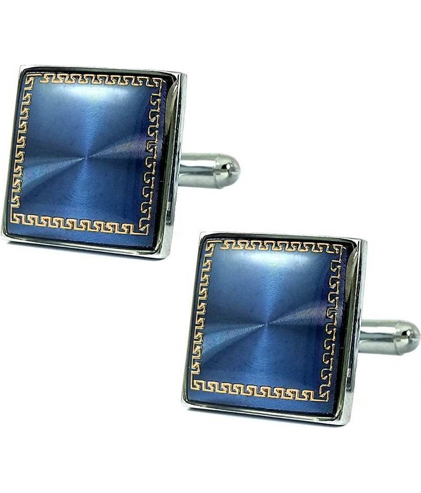 The Jewelbox Blue Brass & Copper etc Cufflinks