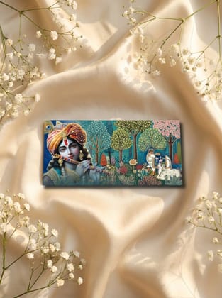 Vrindavan Forest Money Envelope – Nature-Inspired Designer Envelope for Wedding & Festive Gifting