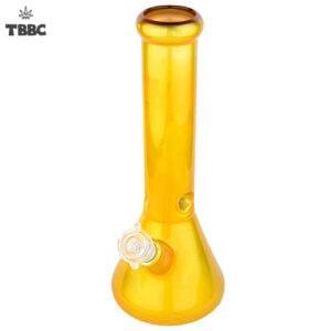 Golden 12 inch Heavy Ice Bong