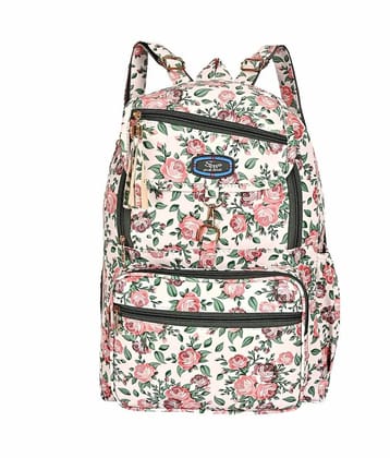 SVB BAG 30 Ltrs Faux Leather Backpack *For Women ( Red ) - Red