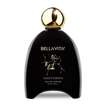 BELLAVITA Zodiac Collection Sagittarius | Long Lasting Perfume for Man and Woman | EDP 100ml | Saffron, Chocolate and Moss | Fruity Premium Fragrance for Men and Women BELLAVITA Zodiac Collection Sagittarius | Long Lasting Perfume for Man and Woman | EDP
