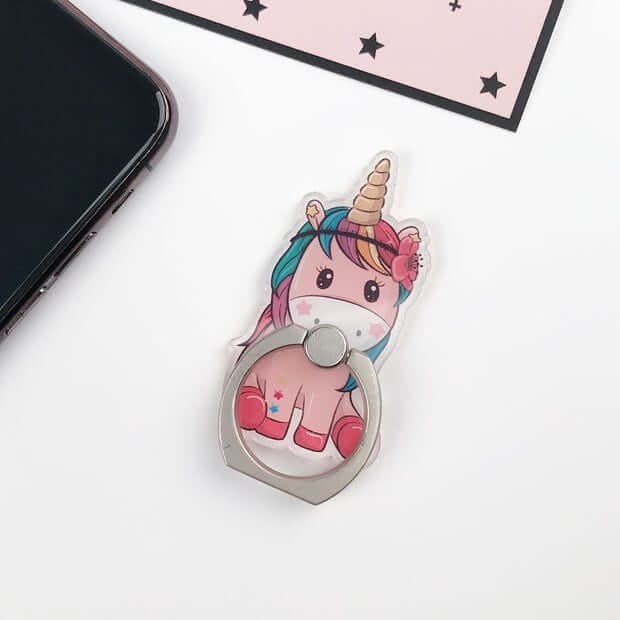 Cute Unicorn Phone Ring Holder