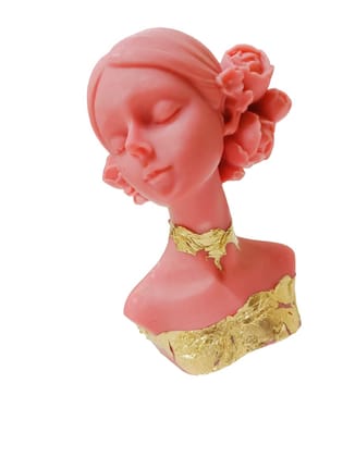 Closed Eye Lady Candle - Hand-Poured Decorative Soy Wax Candle with Natural Essential Oils - Eco-Friendly, Vegan, and Cruelty-Free - Perfect for Home Décor and Gifting