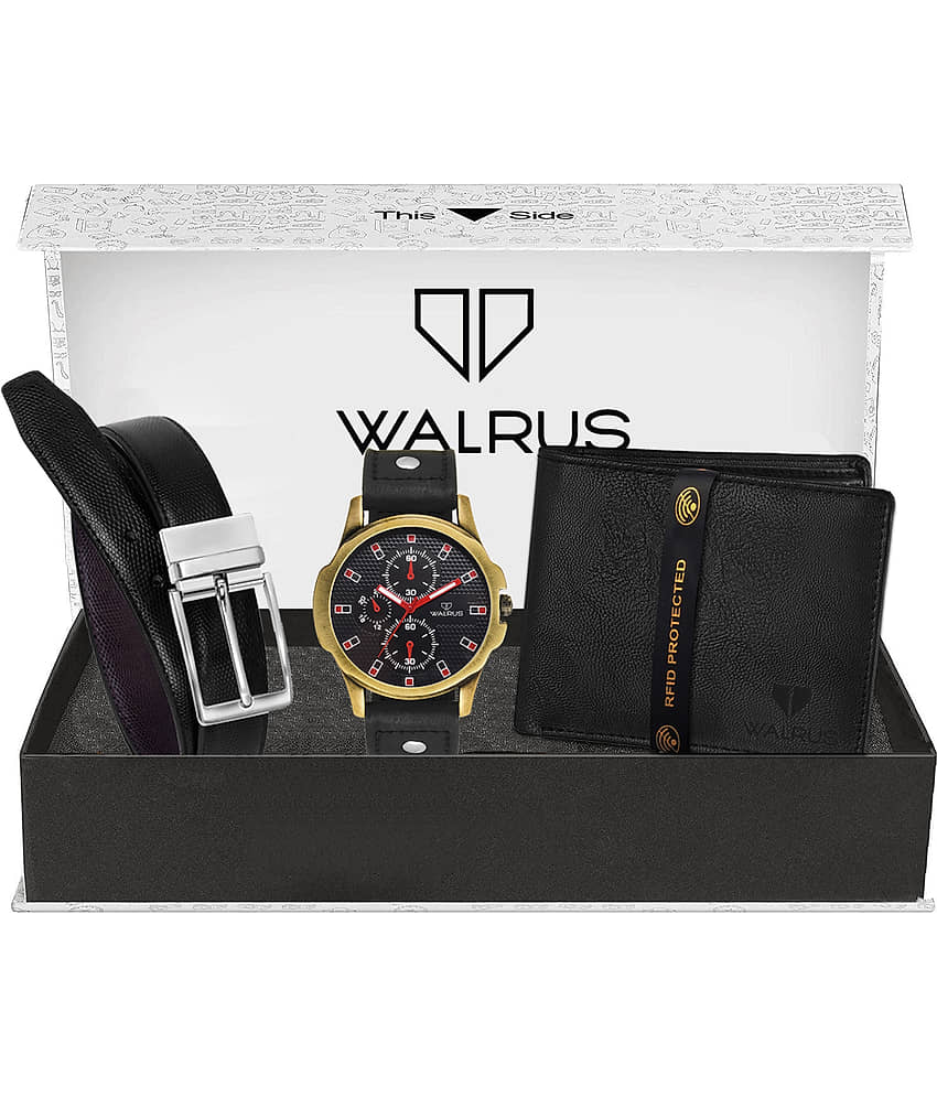 Walrus WWWBC-COMBO47 Leather Analog Men's Watch