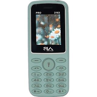 Siavantage Pro 2163 (Dual Sim, 4.57 Cm (1.8 Inch) Display, 1000 Mah Battery, Green)