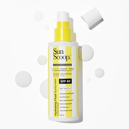 Hydrating Fluid Sunscreen for Face and Body | SPF 60, PA++++ (125ml) Hydrating Fluid Sunscreen for Face and Body | SPF 60, PA++++ (125ml) - Pack of 2