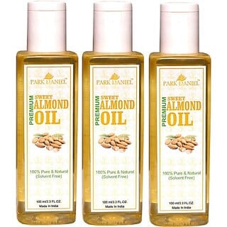 PARK DANIEL Premium Sweet Almond Oil Combo pack of 3 No.100 ml Bottles(300 ml) (300 ml)