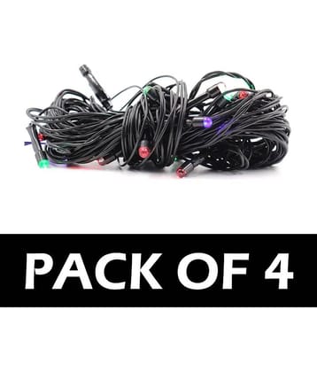 Mprow - Multicolor 8Mtr String Light (Pack of 4)