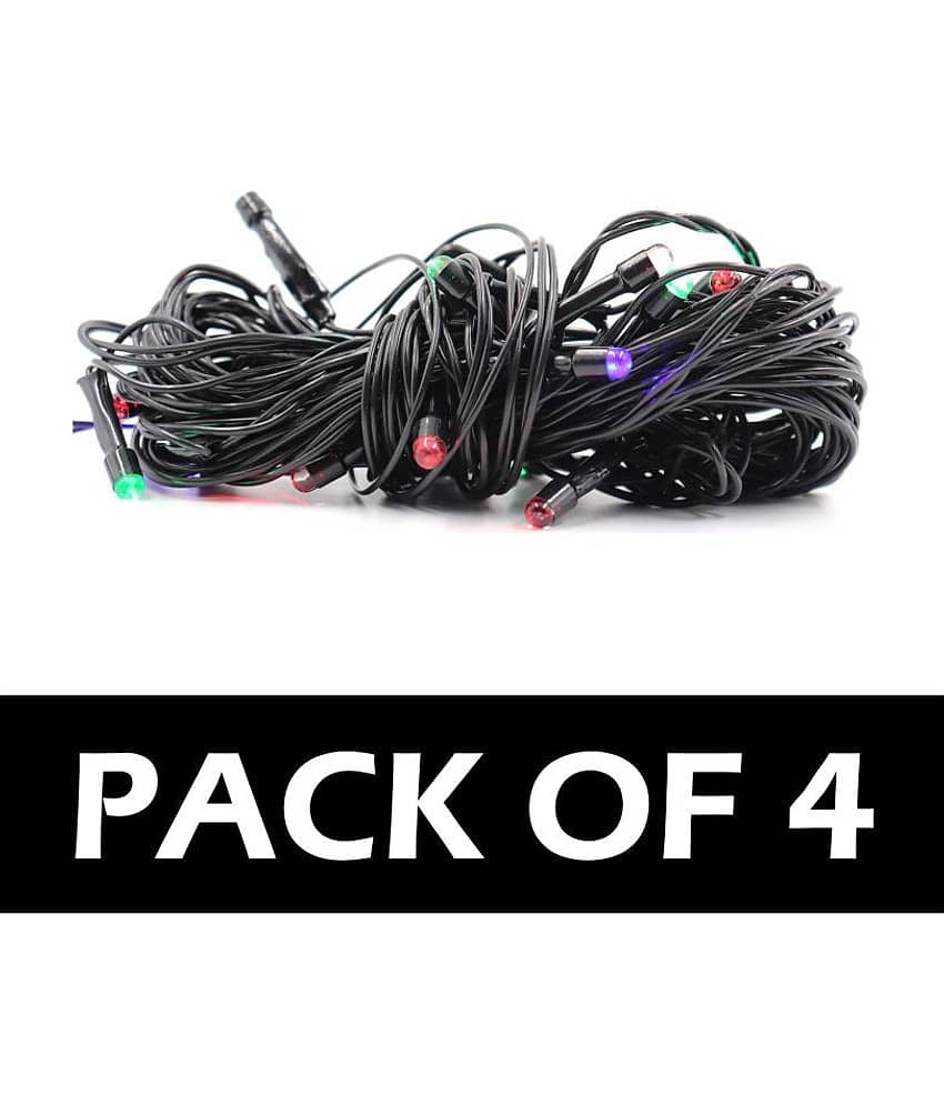 Mprow - Multicolor 8Mtr String Light (Pack of 4)