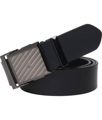 SILKSHOPPING - Black 100% Leather Men's Formal Belt ( Pack of 1 )
