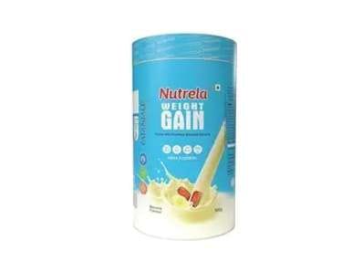 Nutrela Weight Gainer - Banana Flavour (Pack of 500gm powder) by Patanjali