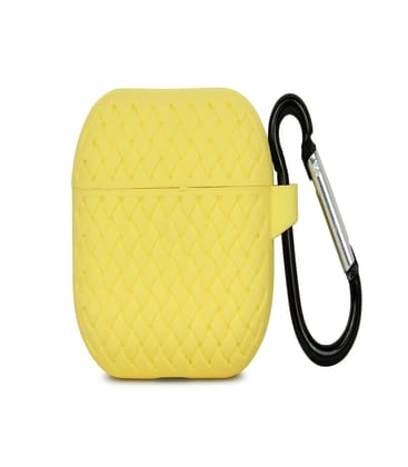 Yellow Stylish Silicone Case For Apple Airpods 1/2