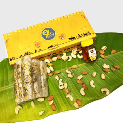 Honey Dryfruits Putharekulu [10 Pcs] 