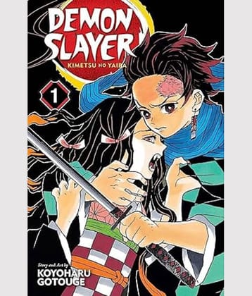 MANGA DEMON SLAYER Vol. 1 (Demon Slayer: Kimetsu no Yaiba) Volume.1 Paperback – Picture Book, 1 January 2023