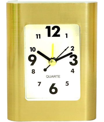 Sigaram Analog Plastic Assymetric Table Clock - Pack of 1