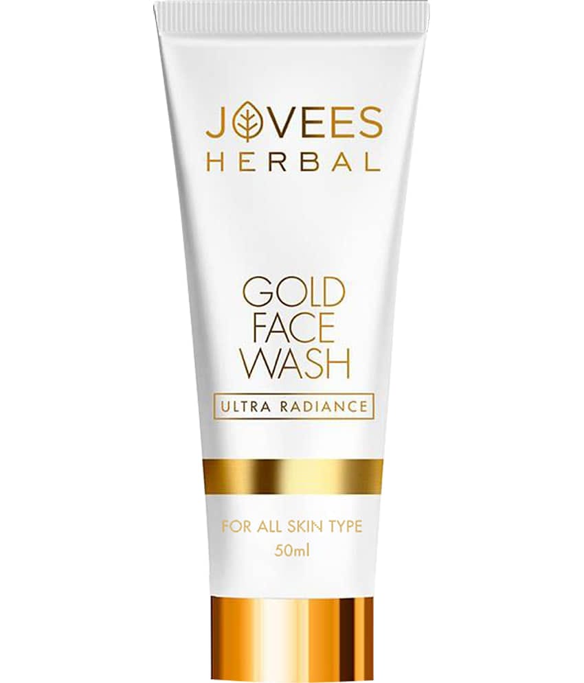 Jovees Herbal Gold Face Wash For Nourished And Radiant Glow For All Skin Types 50 ml (Pack of 1)