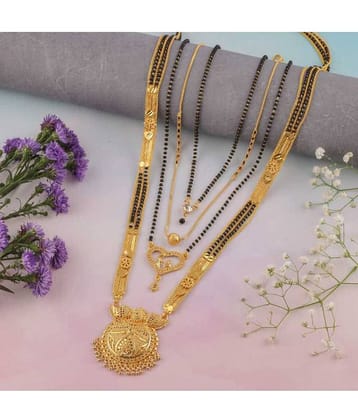 MGSV - Golden Mangalsutra Set ( Pack of 4 )