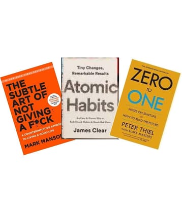 The Subtle Art + Atomic Habits + Zero To One