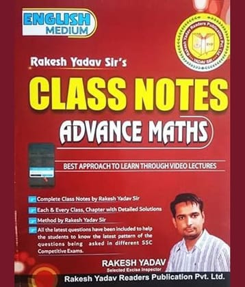 RAKESH YADAV CLASS NOTES ADANCE MATHS IN ENGLISH NEW