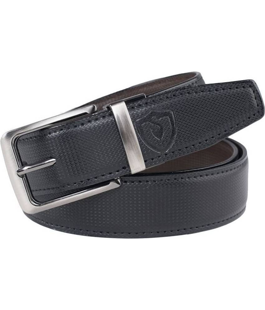 Keviv Black Leather Casual Belt
