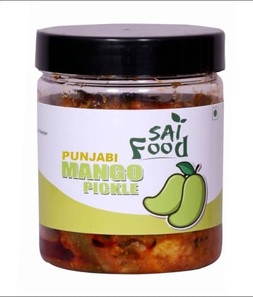 SAi Food Punjabi Mango Pickle( Real Taste of Punjabi Pickle) Premium Pickle Jar ||Mouth-Watering Pickle 250 g