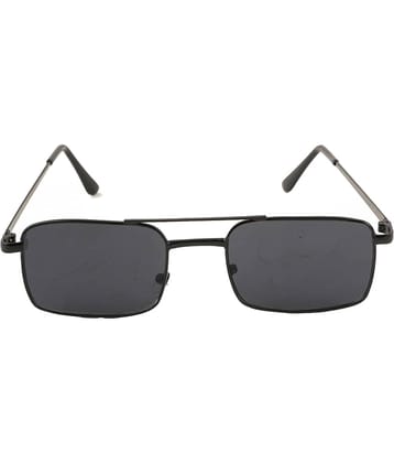 Bayberry Black Rectangular Sunglasses ( Pack of 1 )