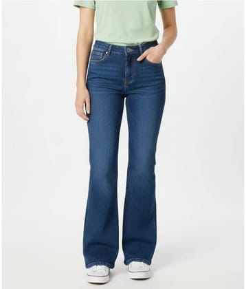 Gazal Fashions Women's Bootcut Mid-Rise Jeans ( Blue )