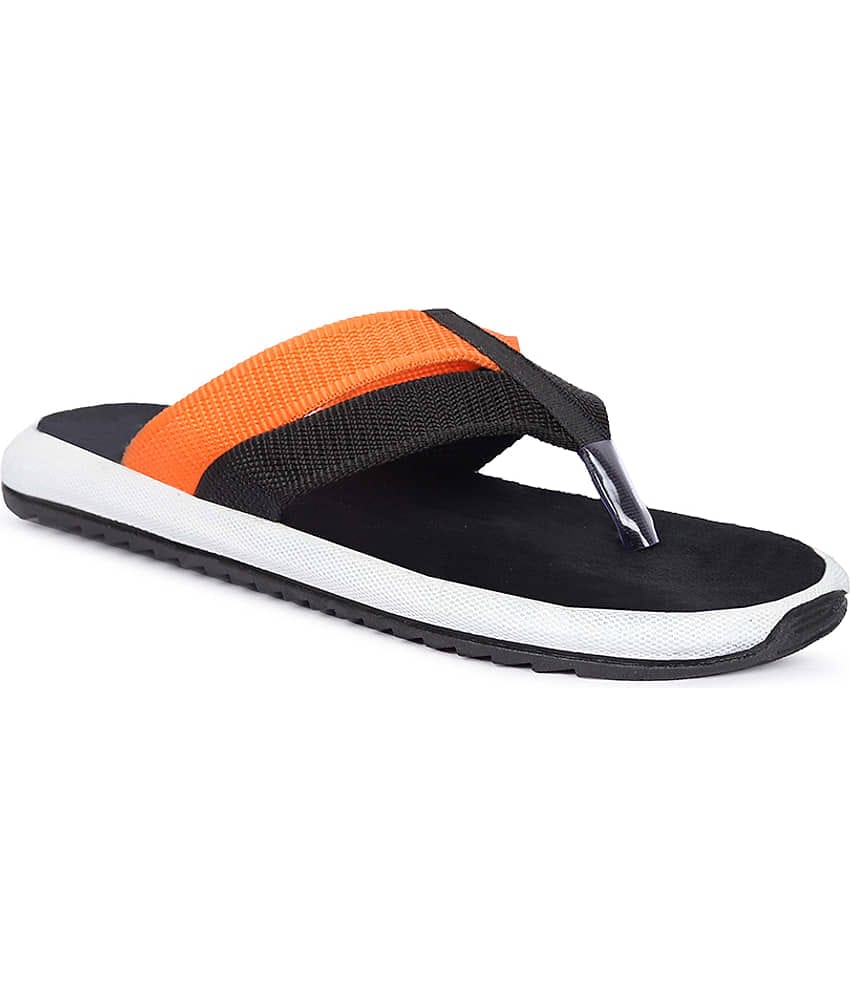 Aadi - Orange Fabric Daily Slipper