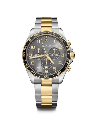 Victorinox Men 42 mm Size Grey Dial Field Force Chronograph Watch - V241902-Grey
