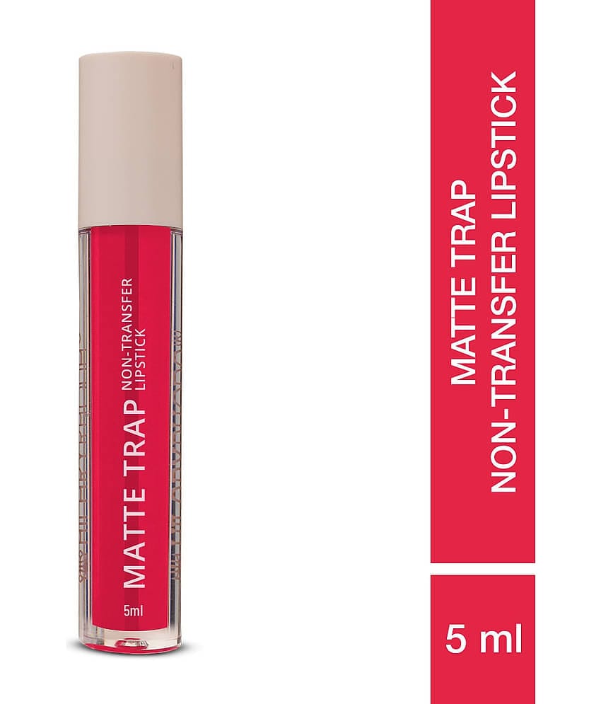 Hilary Rhoda Matte Trap Liquid Lipstick ,Non-Transfer & Waterproof Lipstick -5ml (Rose Red)