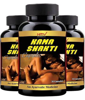 HMV Herbals Kama Shakti Men Power Herbal Capsule 90 no.s Pack of 3